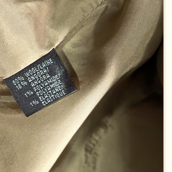 Lafayette 148 New York Wool Angora Blend Tweed Blazer, Brown Tweed, Size 8 - Picture 7 of 12